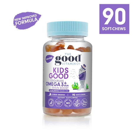 The Good Vitamin Co Kids Good Omega 3 and Iron 90 chews