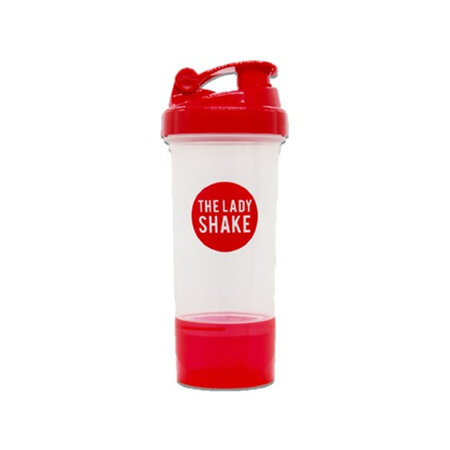 The Lady Shake Shaker Red 600ml