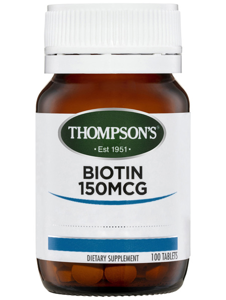Thompson's Biotin 150mcg 100 tabs