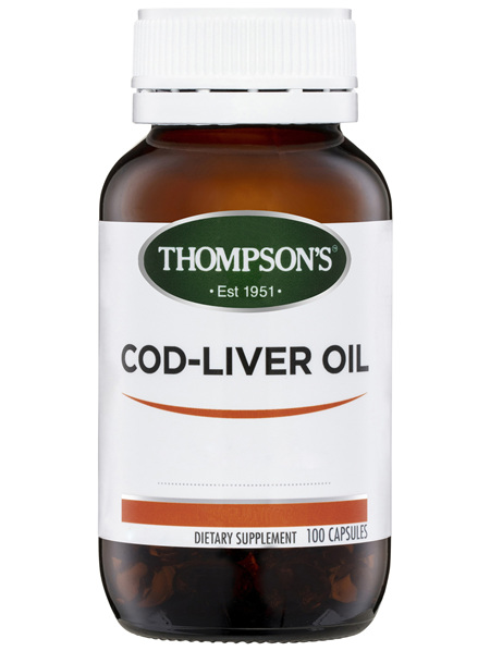 Thompson's Cod Liver Oil 100 caps