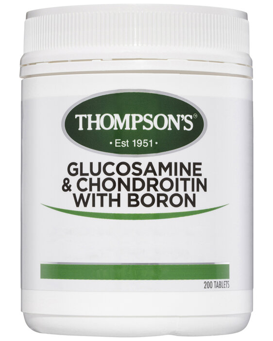 Thompson's Glucosamine & Chondroitin With Boron 200 Tablets