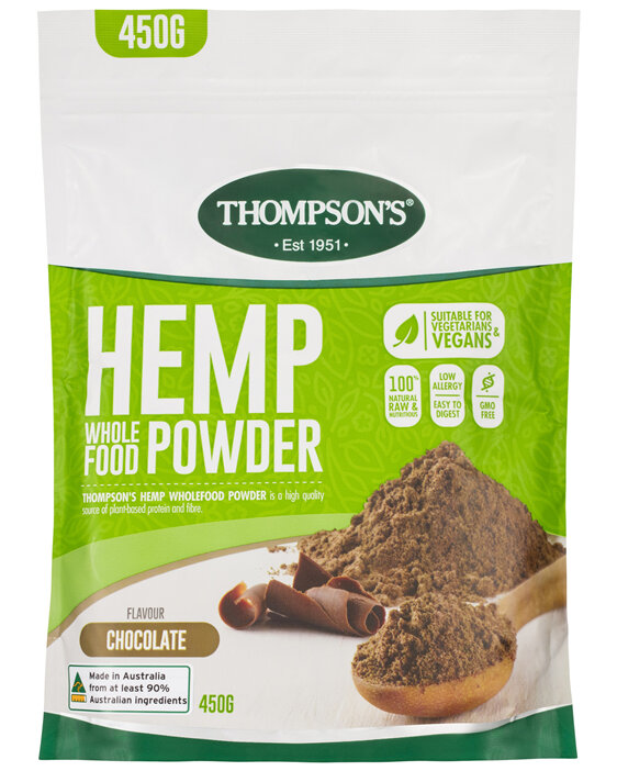 Thompson's Hemp Wholefood Powder Chocolate 450g