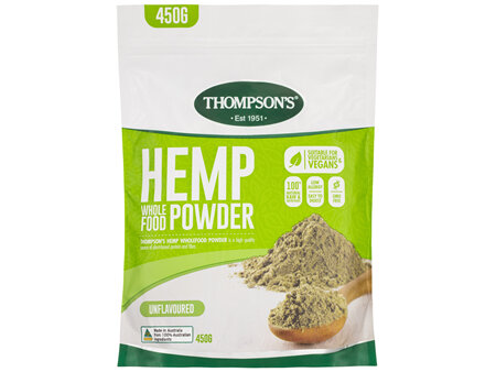 Thompson's Hemp Wholefood Powder Unflavoured 450g