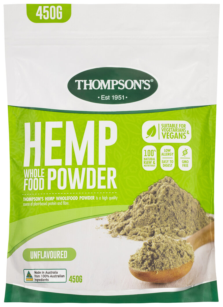 Thompson's Hemp Wholefood Powder Unflavoured 450g