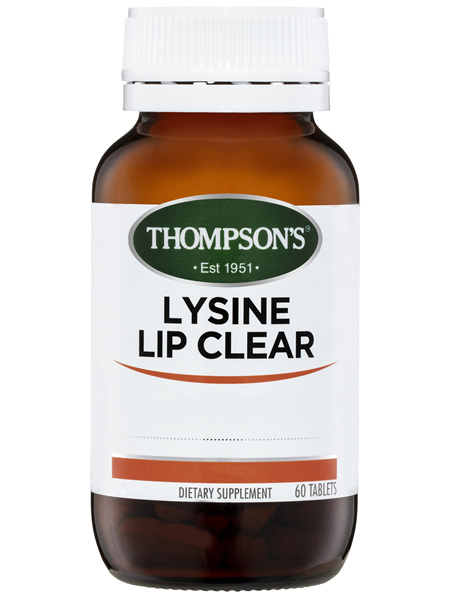 Thompson's Lysine Lip Clear 60 tabs