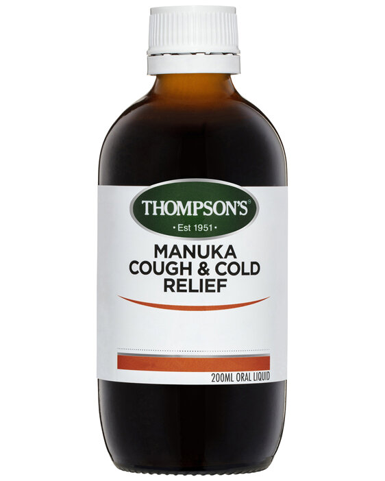 Thompson's Manuka Cough and Cold Relief 200ml