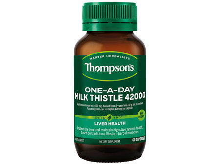 Thompsons Milk Thistle 42000mg 60 Capsules