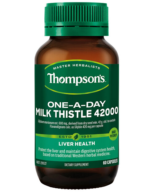 Thompsons Milk Thistle 42000mg 60 Capsules