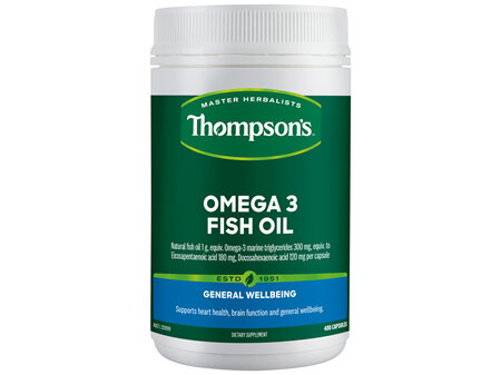 Thompson's Omega 3 Fish Oil 400 caps