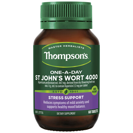 Thompson's One-a-day St John's Wort 4000mg 60 Tabs