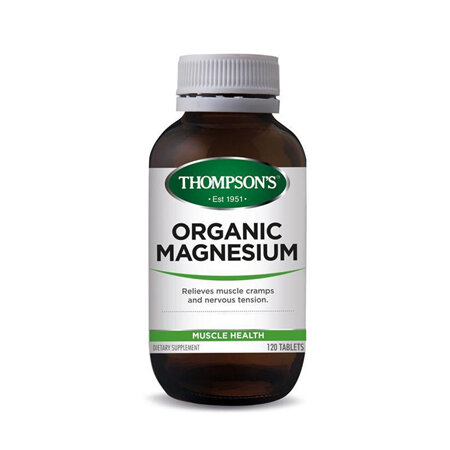 THOMPSONS Organic Magnesium 120tabs