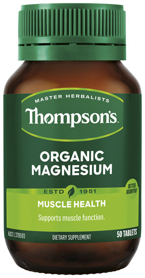 Thompson's Organic Magnesium 50 tabs
