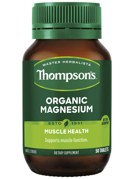 Thompson's Organic Magnesium 50 tabs