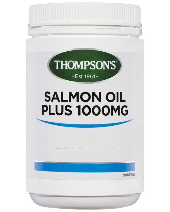 Thompson's Salmon Oil 1000mg 500 Caps
