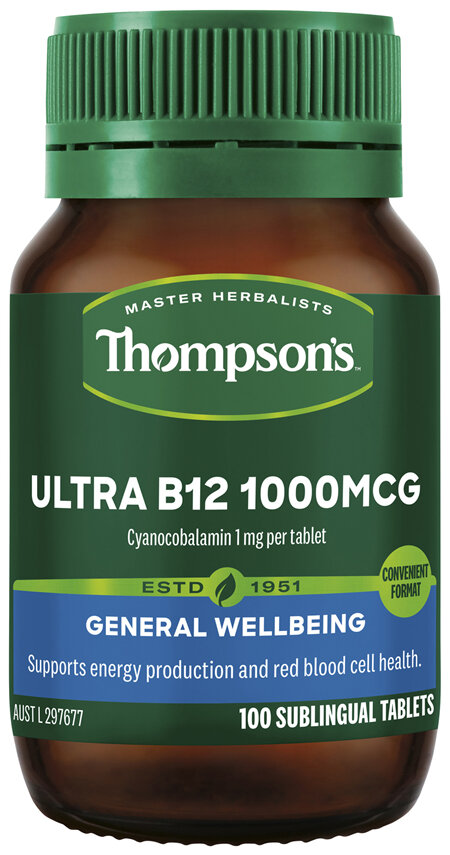 Thompson's Ultra B12 1000mcg 100 tabs