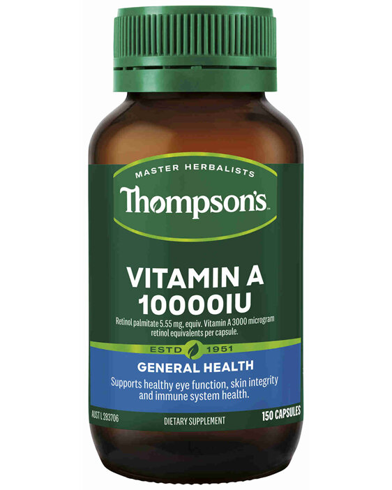 Thompson's Vitamin A 10000iu 150 caps