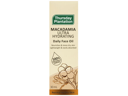 Thursday Plantation Macadamia Ultra Hydrating Daily Face Oil 30mL