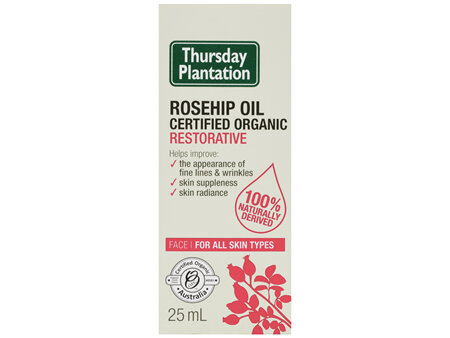 Thursday Plantation Rosehip Oil Certified Organic Restorative 25mL