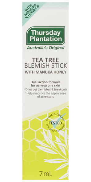 Thursday Plantation Tea Tree Blemish Stick With Manuka Honey 7mL