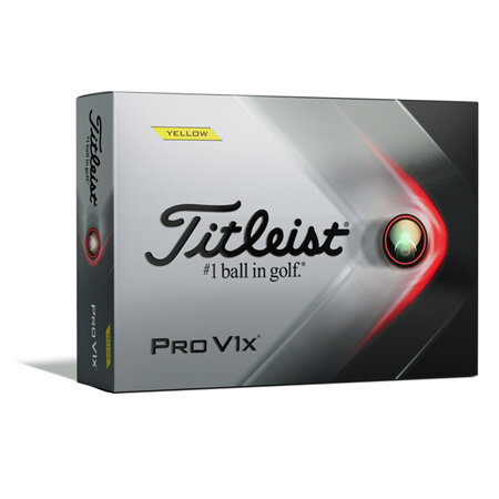 Titleist 2021 Pro V1x - Dozen yellow golf balls