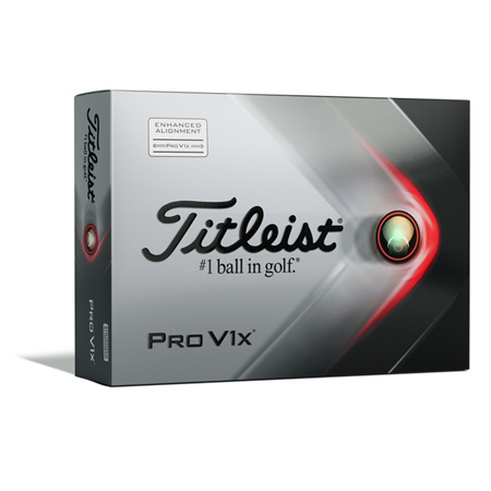 Titleist 2021 Pro V1x Enhanced Alignment - Dozen golf balls