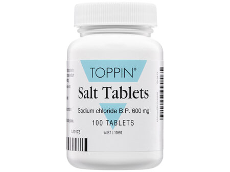 Toppin Salt Tablets 600mg 100 Tablets