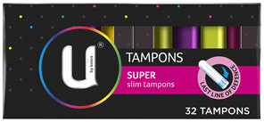 U by Kotex Super Slim Bulk Tampons 32 Pack