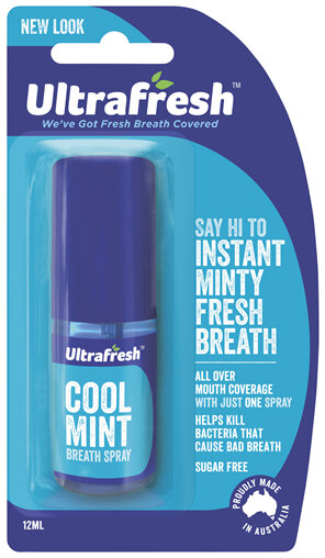 Ultrafresh Breath Spray Cool Mint 12mL