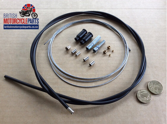 Universal Throttle Cable Kit - British Motorcycle Parts Ltd - Auckland NZ