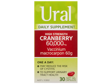 Ural Cranberry Daily Capsules x 30