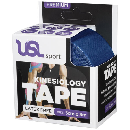 USL Premium Kinesiology Tex Tape Blue 5cm x 5m