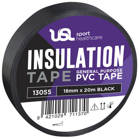 USL PVC Insulation Tape Black 18mm x 20m