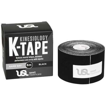 USL Sport Game Day K Tape 5cm x 6m Black
