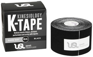 USL Sport Game Day K Tape 5cm x 6m Black