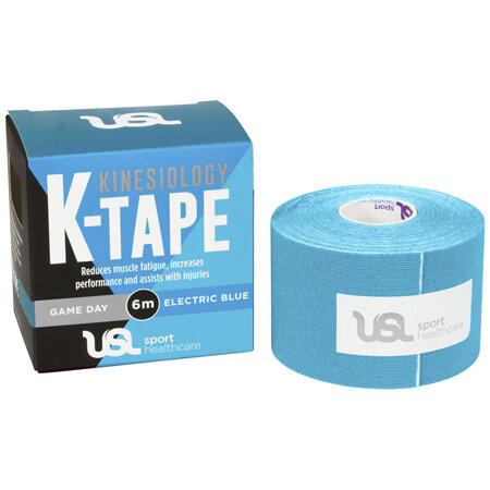 USL Sport Game Day K Tape 5cm x 6m Electric Blue