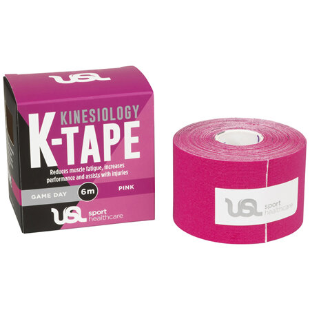 USL Sport Game Day K Tape 5cm x 6m Pink