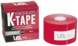 USL Sport Game Day K Tape 5cm x 6m Red