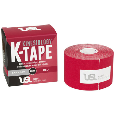 USL Sport Game Day K Tape 5cm x 6m Red