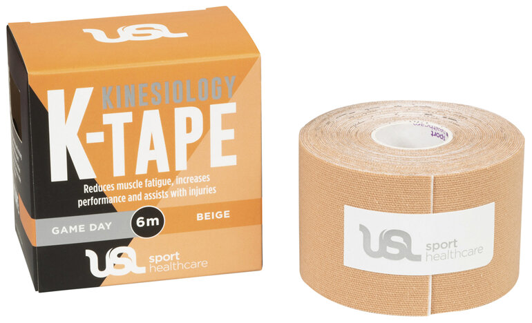 USL Sport Game Day K Tape Beige 5cm x 6m