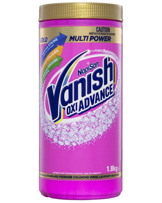 Vanish NapiSan OxiAdvance Gold Multi Power Powder 1.8kg