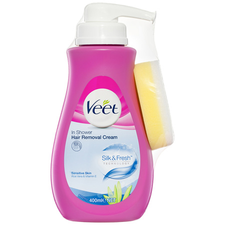Veet In Shower Cream for Sensitive Skin Hair Removal 400ml