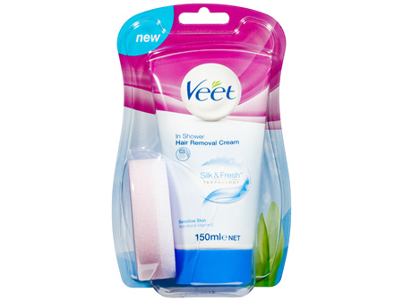Veet In Shower Cream for Sensitive Skin Hair Removal 150g