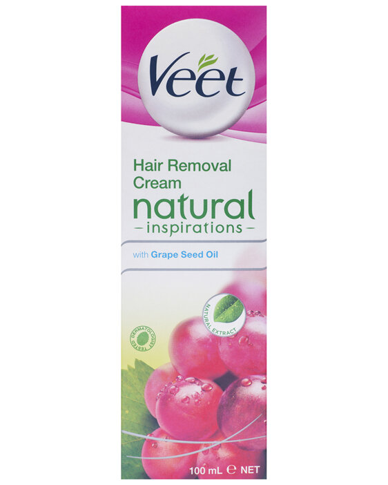 Veet Natural Inspirations Grape Seed Oil Hair Removal Cream 100 mL