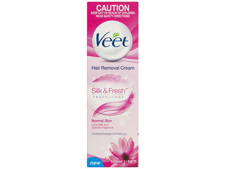 Veet Pure Hair Removal Cream Legs and Body Normal Skin 100mL