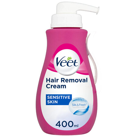 Veet Pure Hair Removal Cream Legs and Body Sensitive Skin 400mL