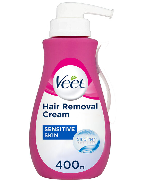 Veet Pure Hair Removal Cream Legs and Body Sensitive Skin 400mL