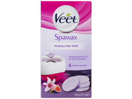 Veet Spawax Hair Removal Wax Refill Purple Lily & Sugar Fig 150g