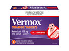 Vermox Worming Treatment Orange Tablets 6 Tablets