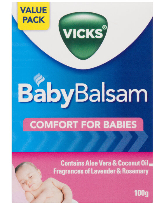 Vicks BabyBalsam Decongestant Rub 100g