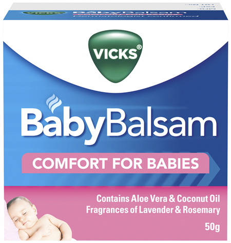 Vicks BabyBalsam Decongestant Rub 50g
